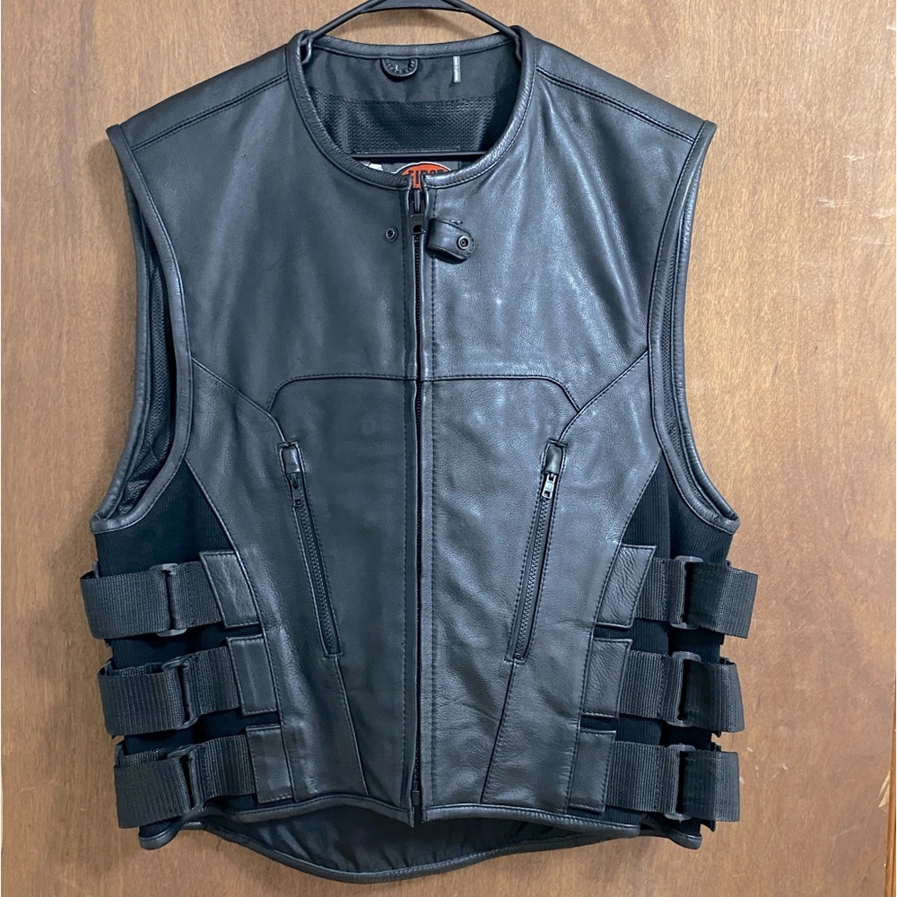 Men’s Leather riding vest